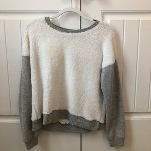 Fuzzy long sleeve